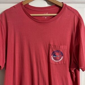 Vineyard Vines Men's Coral Short Sleeve Tee